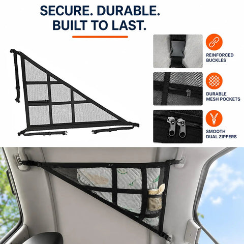 Citroen C5 Aircross C5 X Crosser Ceiling Car Cargo Net See Through Roof Storage Organizer to tidy up your ride quick install