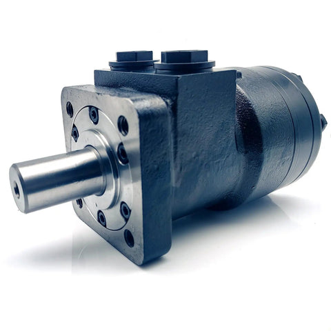 Dead Simple Hydraulic Gerotor Motor 4 Bolt 11.3 Inch Cubic Replacement For Eaton Char Lynn H Series Heavy Duty Industrial Pump profile view