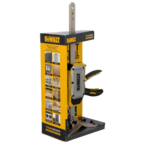 Heavy Duty Construction Jack With Slim Tapered Base For Quick Under Application Access And Boss Level Stability On Every Job Site Multi Color Rig Support Zero Hassle in packaging display.