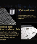 Close-up of components for Six Light Crystal Chandelier Flush Mount Raindrop Ceiling Light With Large Ball Shape Design