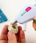 High Temp Mini Hot Glue Gun Kit With Sticks For Quick Bonds On Paper Metal Plastic Wood Fabric Ceramic And More UL Certified in use