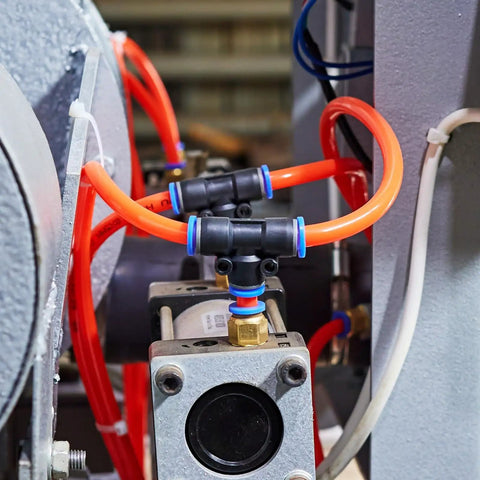 Inline 5 Way Manifold Union Fitting Kit, 6mm OD Plastic Pneumatic Push To Connect Tube Fittings in machinery