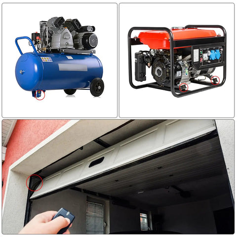 Six Pack M6 Rubber Isolator Mounts with Studs 20x15mm Vibration Absorbers on generator air compressor garage door
