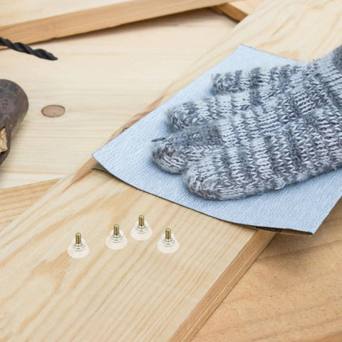 No Tools Needed Screw On Furniture Glides With Strong Suction Cups For Wooden Chairs And Other Furniture Protect Floors