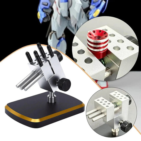 Versatile Mini Vise Table Top Clamp For Hobby Jewelers features rotating base and adjustable angles for secure crafting.