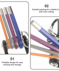 Compact Foldable Hex Key Wrench Kit Perfect For Bike Repair And Household Fixing Up. Color-coded metal hex keys folded for storage.