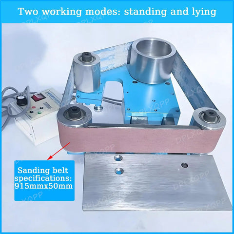 Pro Grade 1100 Watt Brushless Belt Sander With Vertical And Horizontal Adjustments, 915x50mm belt and steel body.