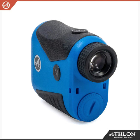 Slope Smart Golf Rangefinder Locks Down Fairway Distances Up To Eight Hundred Yards Handles Hilly Terrain Smoothly And Delivers Ball Park Precision For Weekenders Available In Sleek Blue
