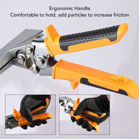 Six Inch Straight Jaw Metal Bending Pliers With Non-Slip Ergonomic Handle for HVAC Ductwork