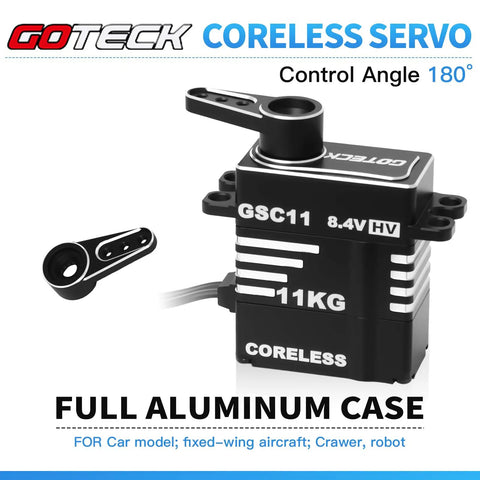 11Kg High Torque Sub Micro Steering Servo 8.4V Coreless With Metal Horn For Rock Crawling Upgrades