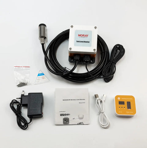 WiFi Water Level Sensor Ultrasonic Level Transmitter For Smart Life App Smart Home Remote Monitoring IP67 Waterproof