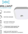 Wireless Motion Sensor LED Ceiling Light Battery Operated Flush Mount For Indoor And Outdoor Use with specs