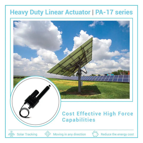 12V High Force Linear Actuator With 1 Inch Stroke 850 Lbs Push Pull Industrial Heavy Duty Actuator IP65 Protected PA17