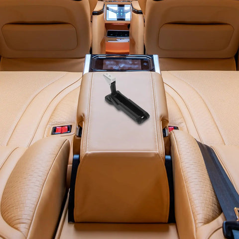 Soft Rubber Draw Latch For Cargo Boxes And Storage Racks on car console, black marine grade lock, easy install, durable
