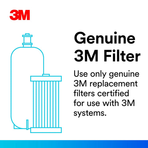 Diagram of genuine 3M filter for Inline Whole House Scale Inhibition Water Filtration Cartridge For AP430SS System Replacement.