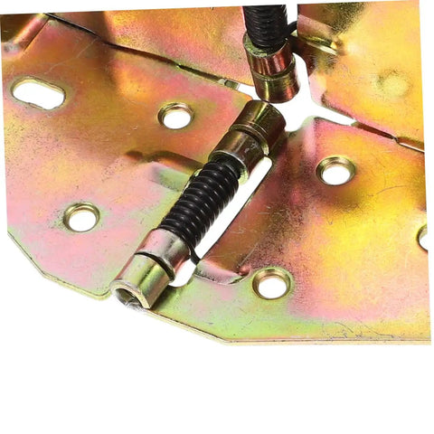 Quick Swap Folding Table Leaf Hinges And Drop Leaf Hardware close-up showing gold finish and robust steel construction.