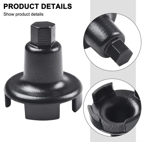 Pro Grade Starter Clutch Wrench For Lawn Mower Parts 19114 19161 19244, black steel holding socket