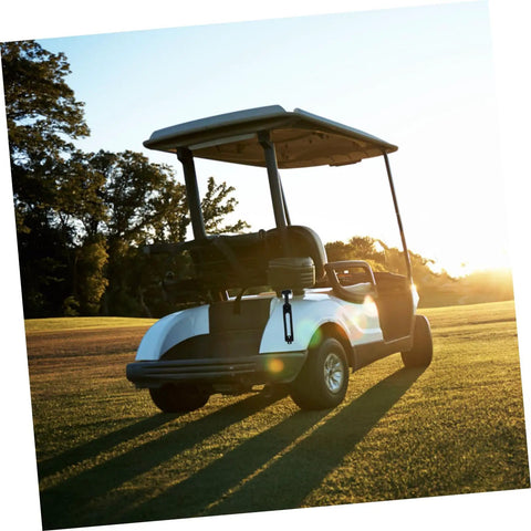 Golf cart with Beefy Rubber Draw Latches 2 Pack For Tool Boxes And Coolers High Load Capacity T Handle Hasp Indoor Outdoor Use