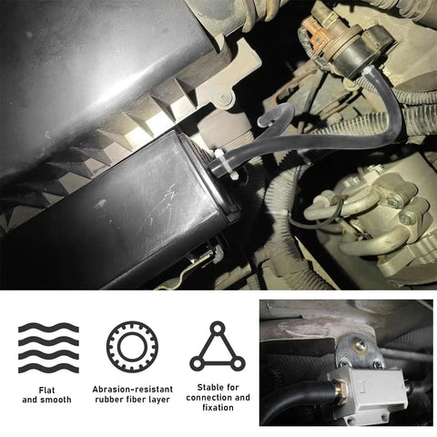 Silicone Vacuum Hose 10 Ft 1/4 Inch ID High Performance Auto Tubing for Engine Vacuum Lines installed in vehicle engine bay