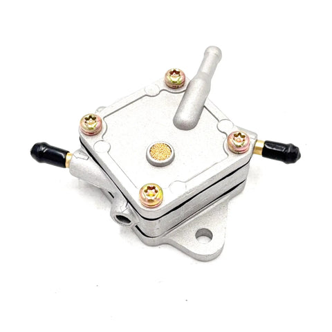 Gas Fuel Pump For Golf Cart 4 Cycle Replacement Fit G16 G20 G22 1996 Through 2007 Direct Fit Easy Install Durable Performance Ideal For 12 Volt Gas Powered Carts TY004 TY001 JN6 F4410 00 metal housing with connectors