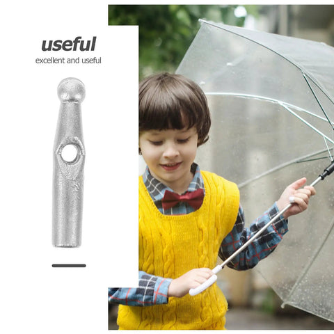 Handy Dandy 10 Piece Umbrella Tail Beads Kit For Foldable Repair And Sturdy Plastic Rib End Caps Easy Snap Fix keeps your rain gear snappy.