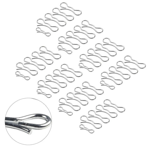 Deck Linkage Clip Kit Replacement Parts With Bow Tie Lock Cotter Pins, Includes Four Seven Sixteenths Inch Pins And One Five