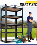 Heavy Duty Garage Shelving Set Three Pack With 1900 Lbs Total Capacity And Boltless Steel Racks Built To Be A Beast Adjustable