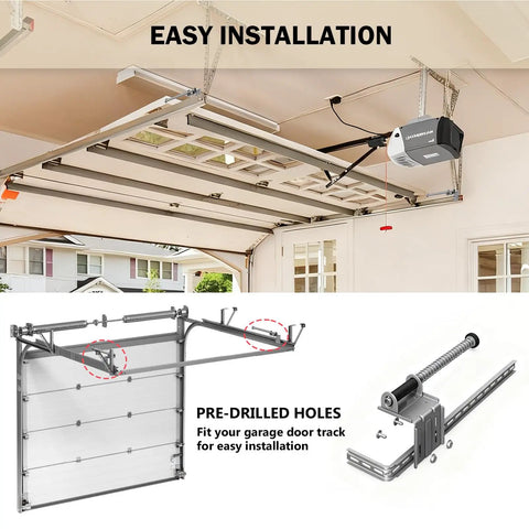 Beefed Up Heavy Duty Garage Door Pusher Springs Pair For Opener System Left And Right Plunger Bumpers 20 Inch Cable Protection