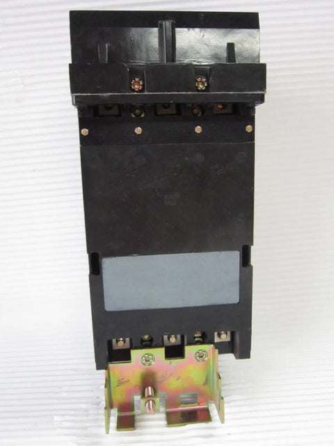 Premium Three Pole Circuit Breaker Delivers 110 Amp At 480 Volt Capacity for industrial power distribution, showing black unit with terminals.