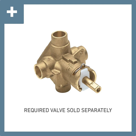 Brass valve for Wynford Chrome Posi Temp Eco Performance Shower Trim Kit Valve Required T4502EP.