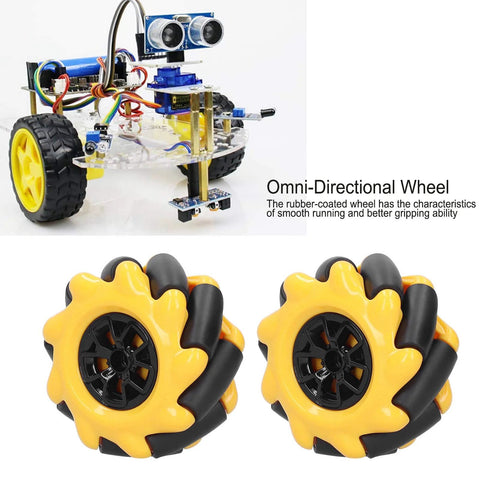 60mm smart robot car mecanum wheels for omnidirectional movement
