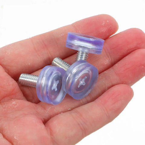 40 Piece M6 Threaded Leveling Feet Set For Chairs And Cabinets 18mm Diameter Transparent PVC And Metal Self Leveling Non Slip Adjustable Feet