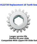 Replacement 18 Tooth Spur Gear For Lippert RV Slide Out 12 DP 14.5 PA high precision gear made of SAE1045 steel