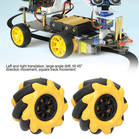 60mm smart robot car mecanum wheels with four-way movement