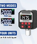 Digital Torque Adapter For Half Inch Drive With Buzzer Alert Turns Your Ratchet Into An Electronic Torque Wrench, two modes display