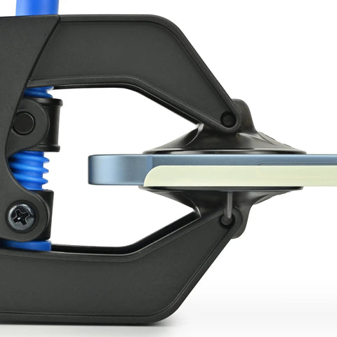 Side view of Pro Grade Anti Clamp Opening Tool For Phones And Tablets With Dual Suction Cups And Adjustable Opening Force.