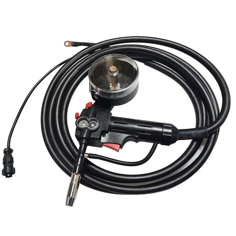 Aluminum Spool Gun for Miller 210 Spoolmate 3035, 5M Cable, DC24V, Easy Install Welding Torch Tool coiled cable