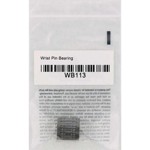 Hella Durable High Performance Wrist Pin Bearing Replacement For Yamaha YZ125 1986 Through 1996 in package, 16MM ID, 20MM OD, 19.5MM Width.