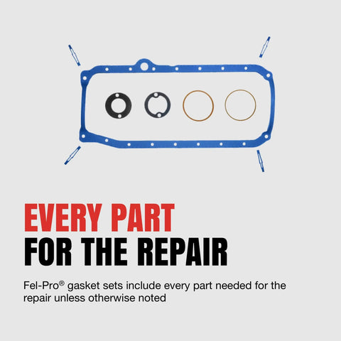 Engine Oil Pan Gasket Set For Volkswagen Super Beetle And Classic VW Models 1961 Through 1974 with gasket components