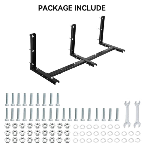 Badass Underbody Truck Box Brackets 15x15 Mount Kit 3 Pack includes heavy duty black steel brackets and hardware for installation.