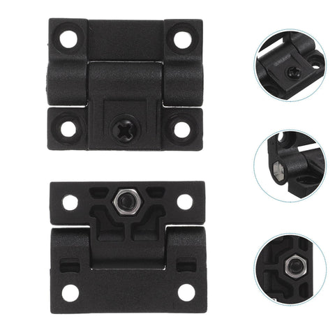 Adjustable Torque Friction Cabinet Hinges With 90 Degree Positioning For Kitchen Cabinets Bathrooms Vanities And Office Desks Black 1 Pair Multipurpose For Residential And Industrial Furniture AGFELO