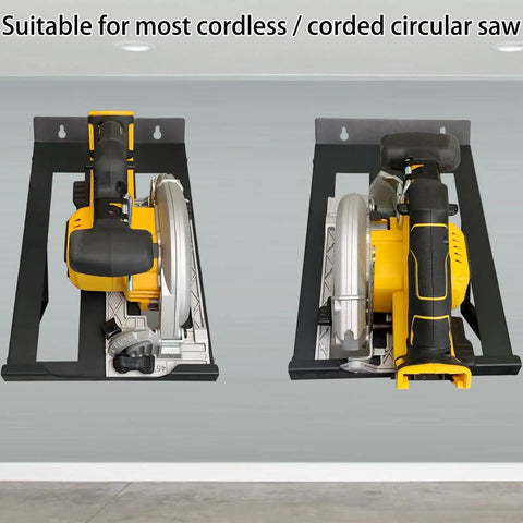 Heavy Duty Circular Saw Hanger Wall Mount Go To Garage Workshop And Home Tool Organization Durable Tool Rack for saw storage