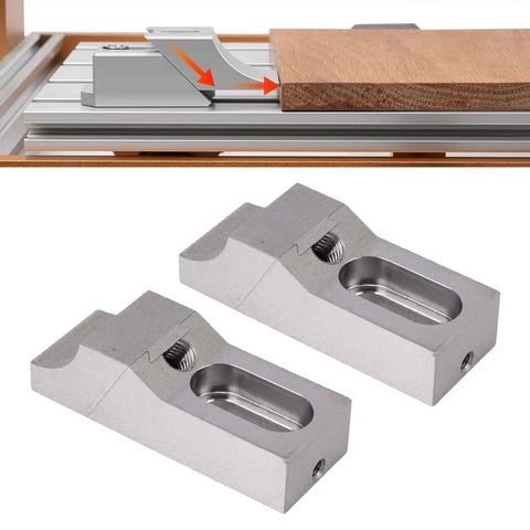 Heavy Duty Generic Side Clamp Vise 2 Pack Low Profile Design With Solid S136H Die Steel Construction for CNC milling and precision jobs.