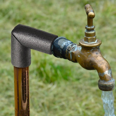 Four Piece One Half Inch Pipe Insulation Foam Tubing Elbows For Outdoor Water Lines Keeps Pipes From Freezing With Heat Preservation