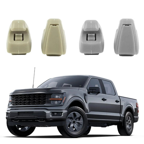 Sun Visor Clips For Cars Pack Of 2 Replacement Sun Visor Retainer Holders Durable ABS Plastic Bracket Hooks For Chevy Silverado Cruze Tahoe Gray No Drill Easy Install And Long Lasting