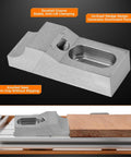 Low Profile Side Clamp Vise Set For Milling Machines, 2 Pack, 60kN Clamp Force, CNC Engraving And Drilling Ready, Heavy Duty S136H Die Steel