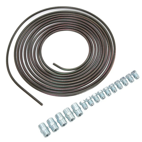 Copper Plated Brake Line Kit 5m Long With 0.028 Inch Wall and 10 Inverted Tube Nuts for hydraulic brake, fuel and transmission systems