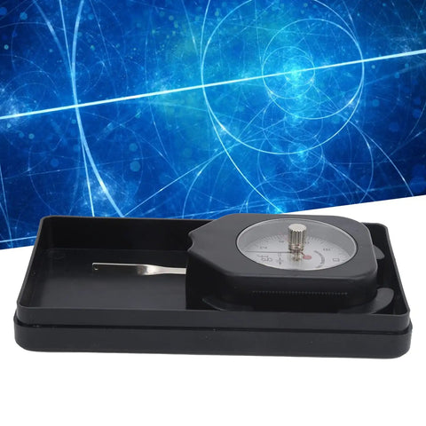 Portable Double Pointer Tension Gauge With 10g Capacity And 0.2g Readout Pro Grade Tensiometer For Delicate Electronics Testing ABS alloy body in tray