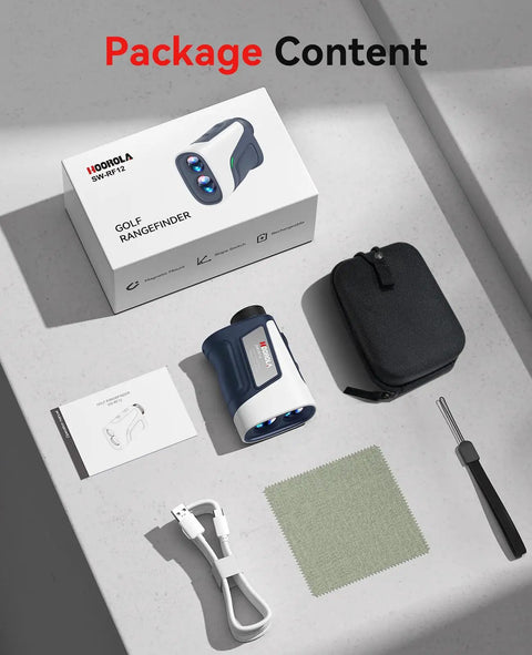 Fresh Pick Golf Rangefinder 1200 Yard Range Finder With Slope Compensation And Flag Lock Rapid Target Locking Hits Different For Hunting Archery And All Your Weekend Hangouts package contents including rangefinder, case, manual, and accessories.