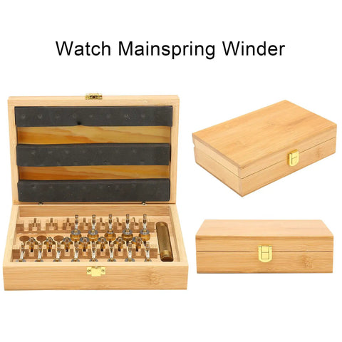 Watch Mainspring Winder Set For Precision Winding And Repair Pro Grade Durable Copper Winding Tool Kit with 20 Sizes